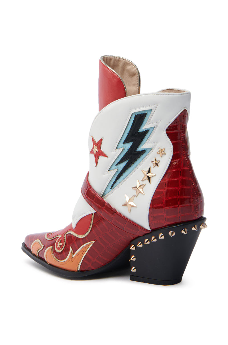 AZALEA WANG CHANNING MULTI WESTERN BOOTIE