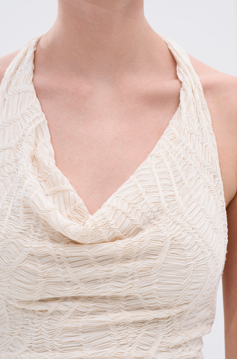 ALWAYS BEST DRESSED MIDI DRESS IN IVORY