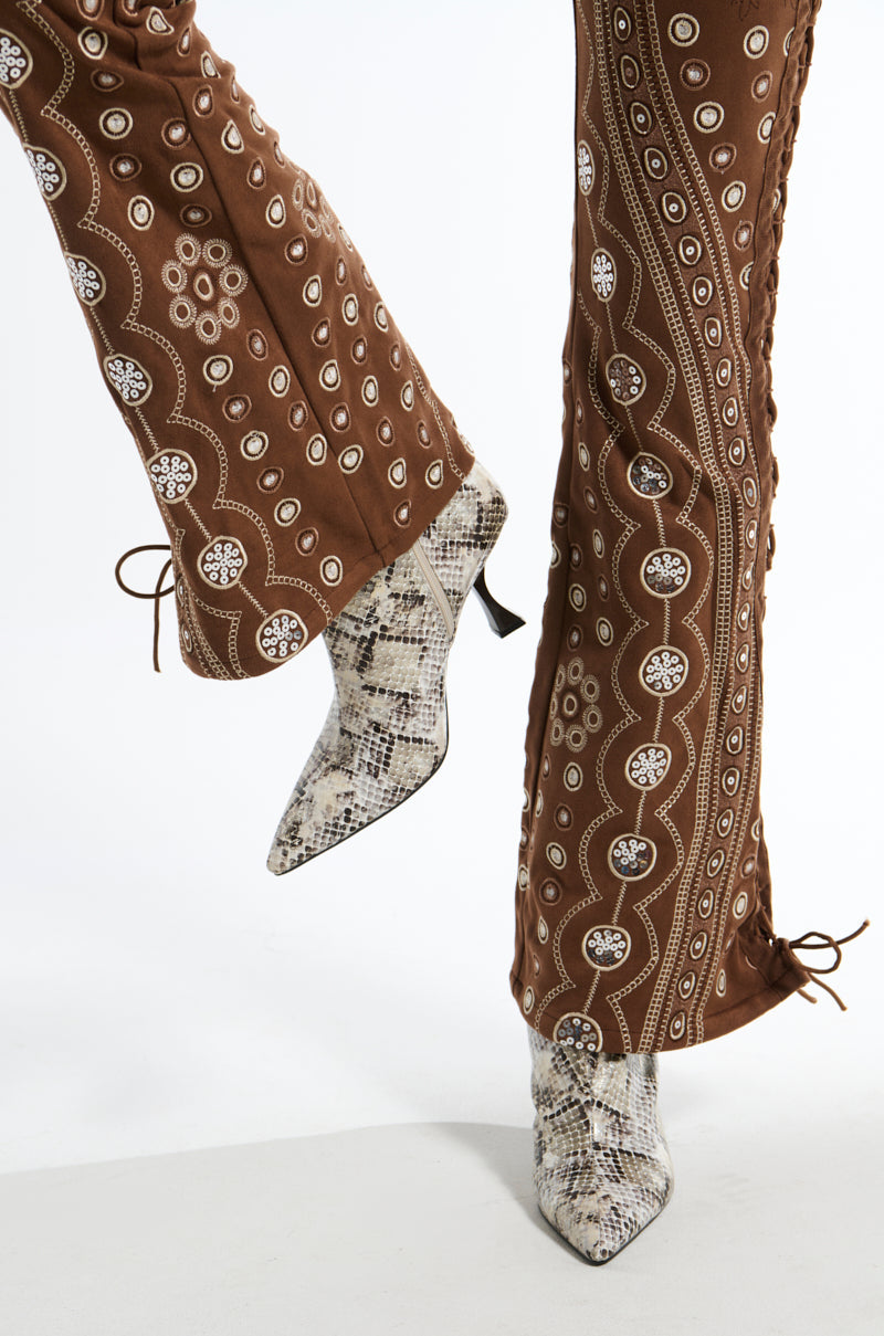 AZALEA WANG DAWSON SNAKE BOOTIE