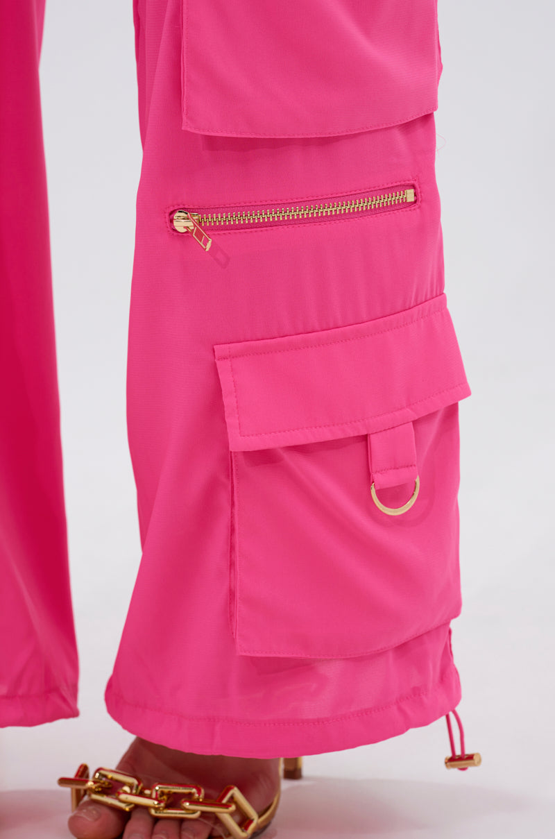 UP TO NO GOOD CARGO PANT IN PINK