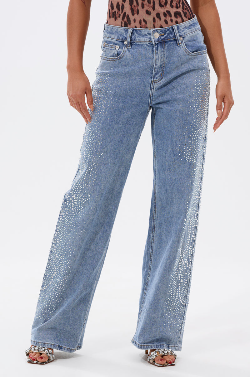 DREAMING OF YOU WIDE LEG DENIM