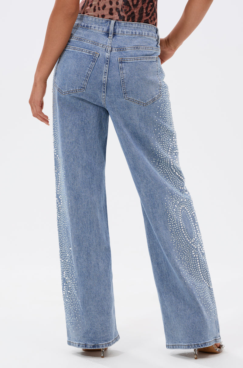 DREAMING OF YOU WIDE LEG DENIM