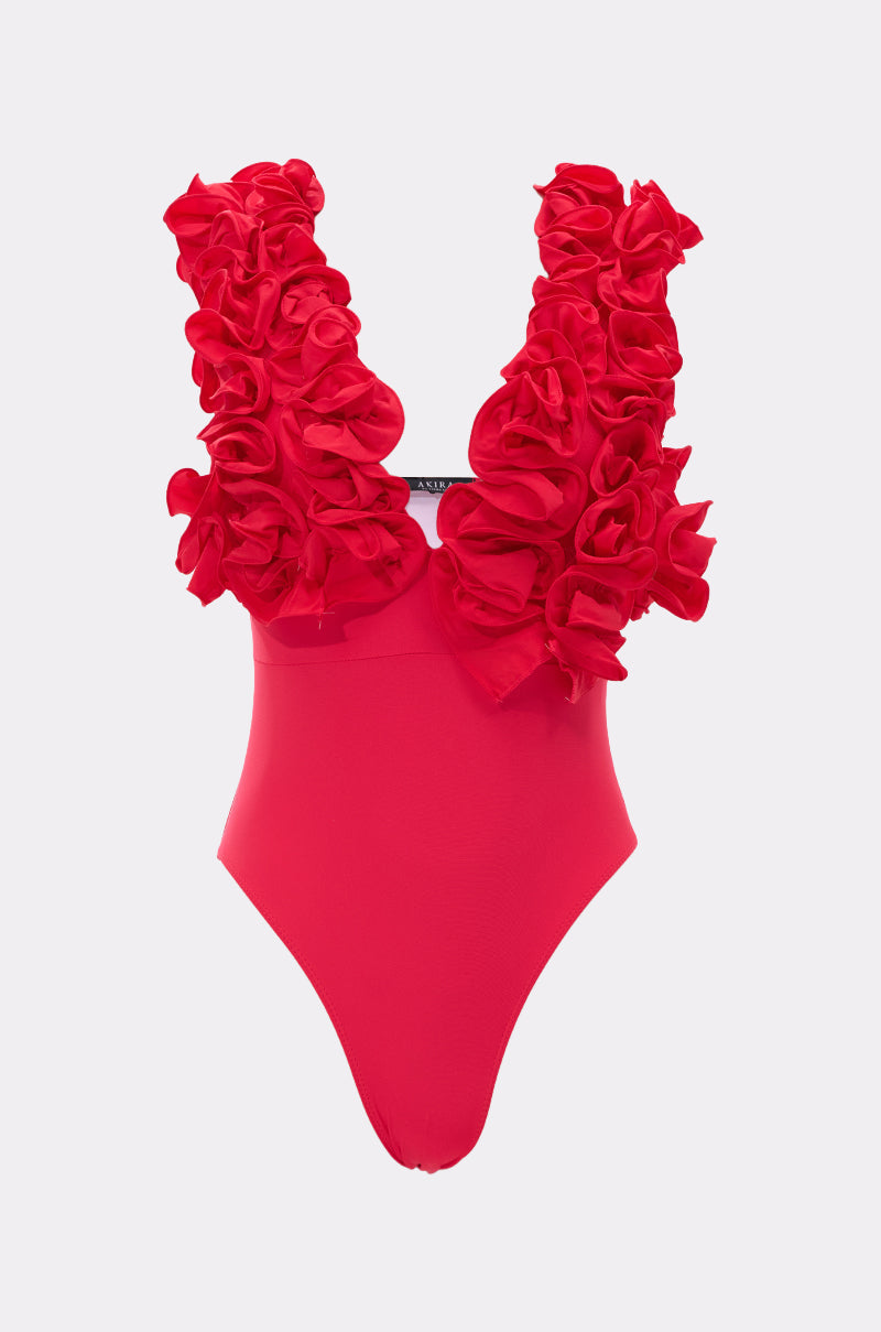 LUXE LIFE RUFFLE SWIMSUIT