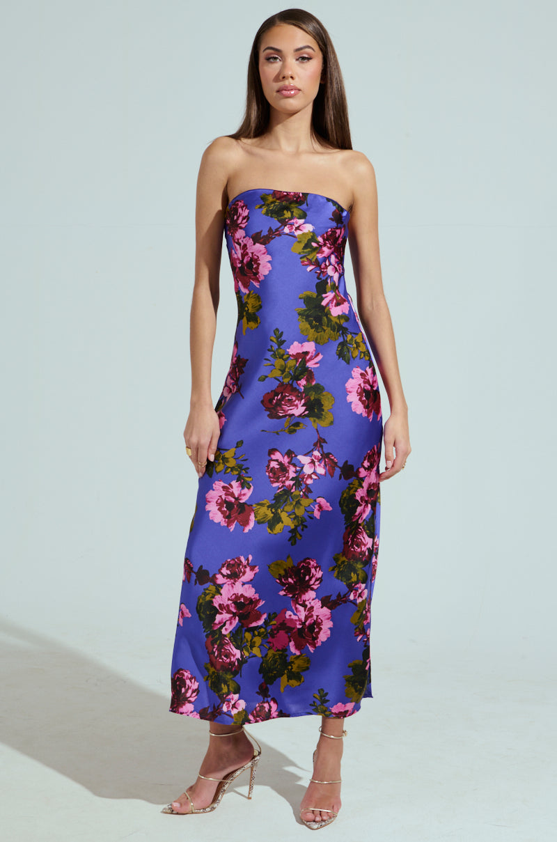 ROSE PETALS MAXI DRESS