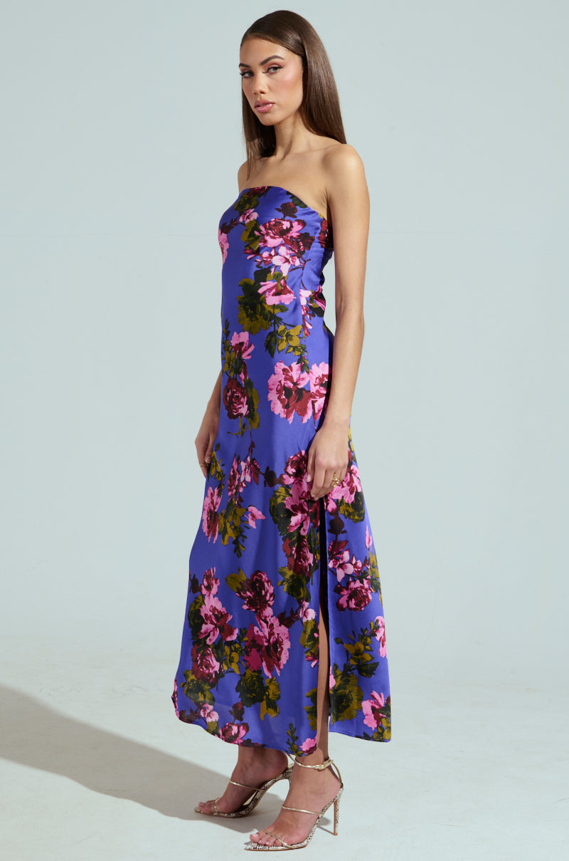 ROSE PETALS MAXI DRESS