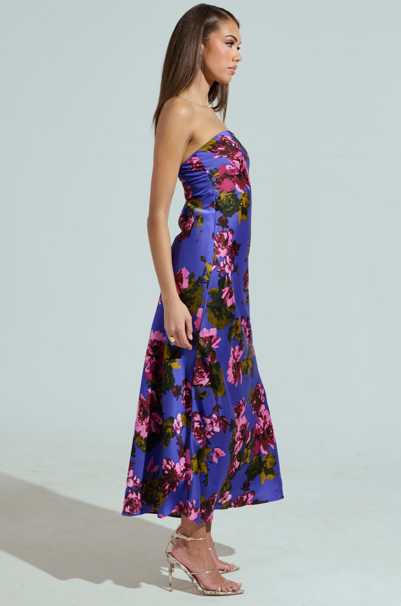 ROSE PETALS MAXI DRESS