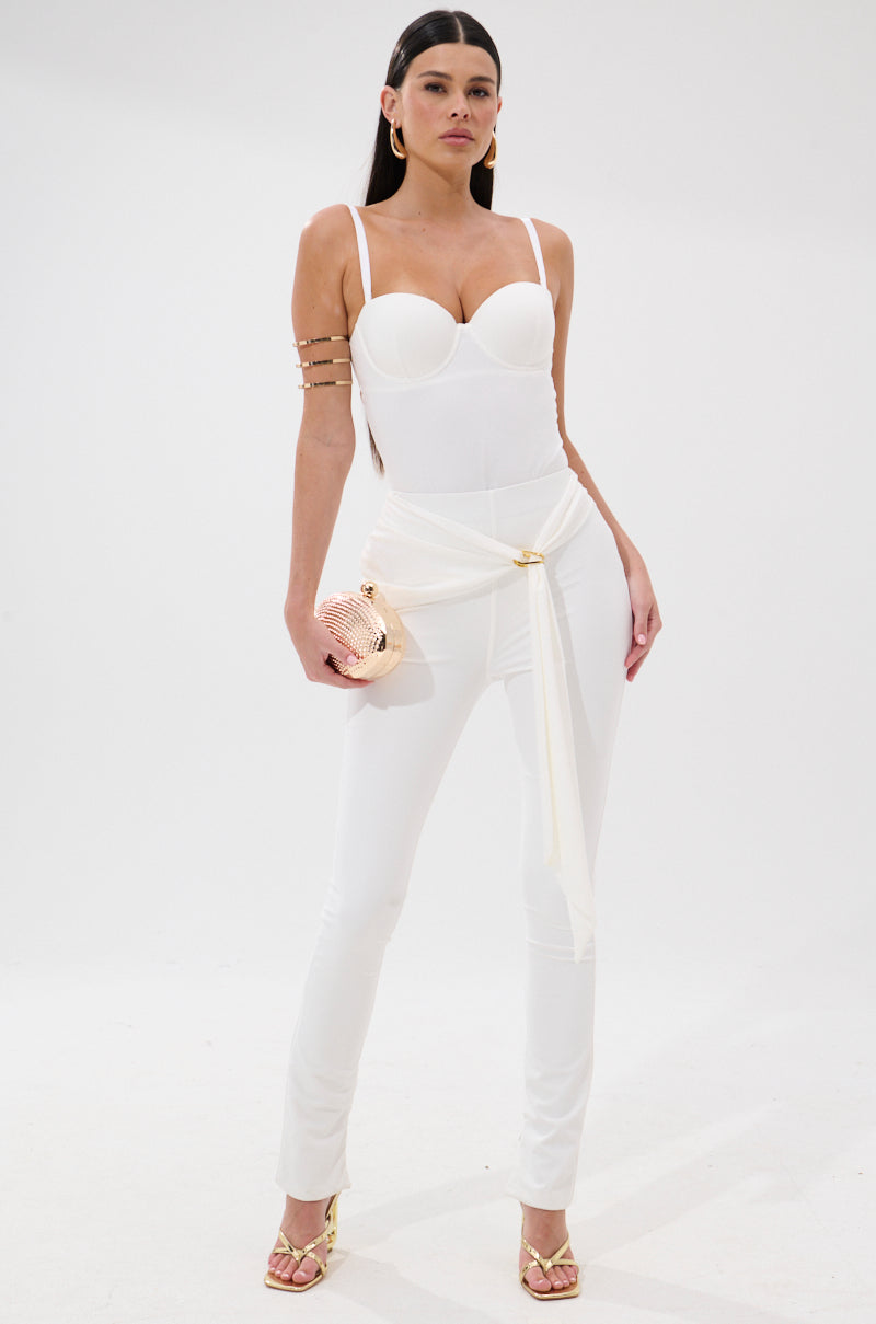 ONE AND ONLY BODYSUIT IN WHITE