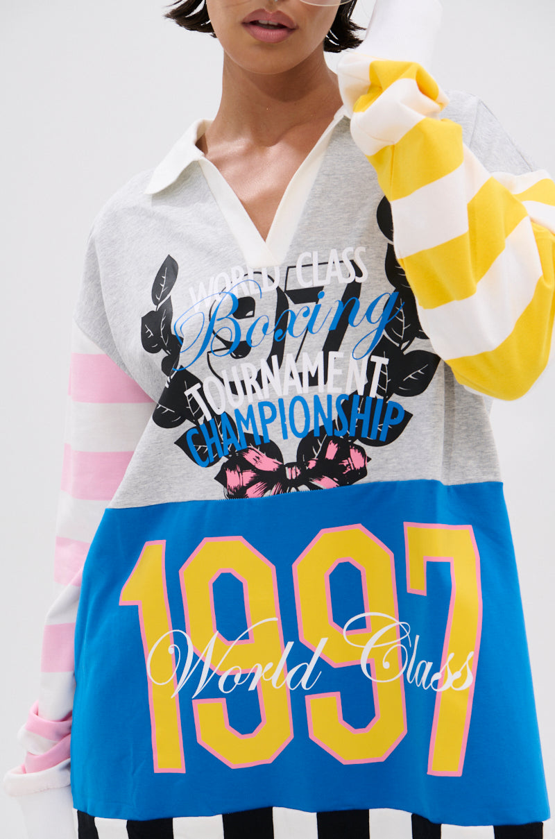 HERE FOR THE DRINKS PRINTED TSHIRT DRESS