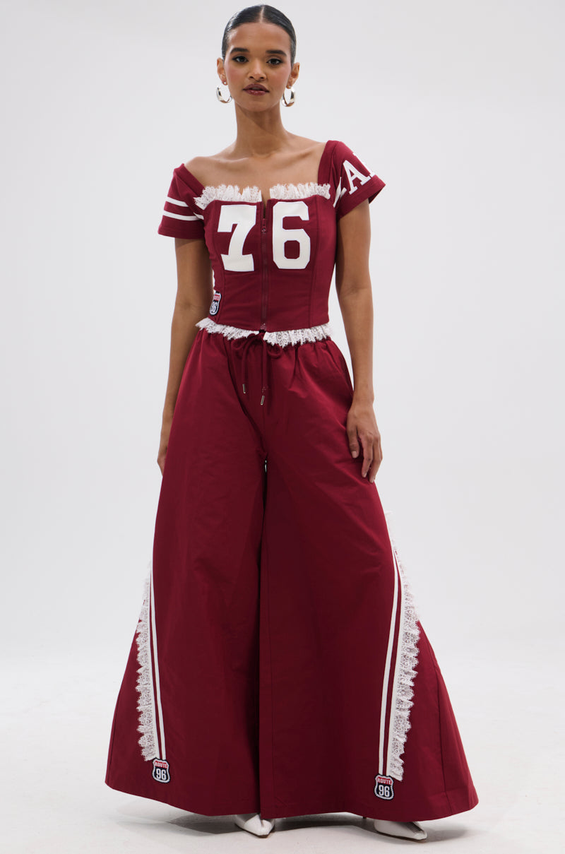 PLAY TIME IS OVER FRONT ZIP CORSET TOP