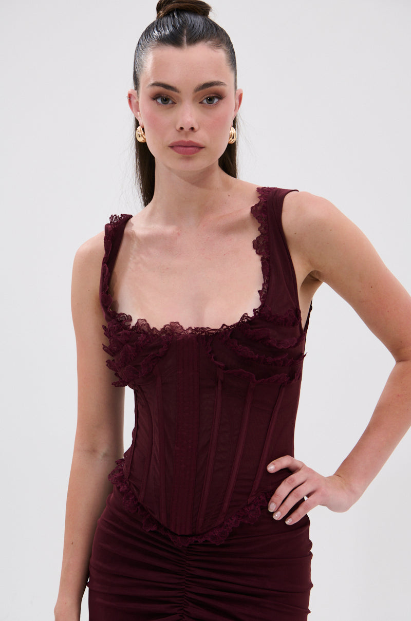 LOVELY DAYS MESH CORSET