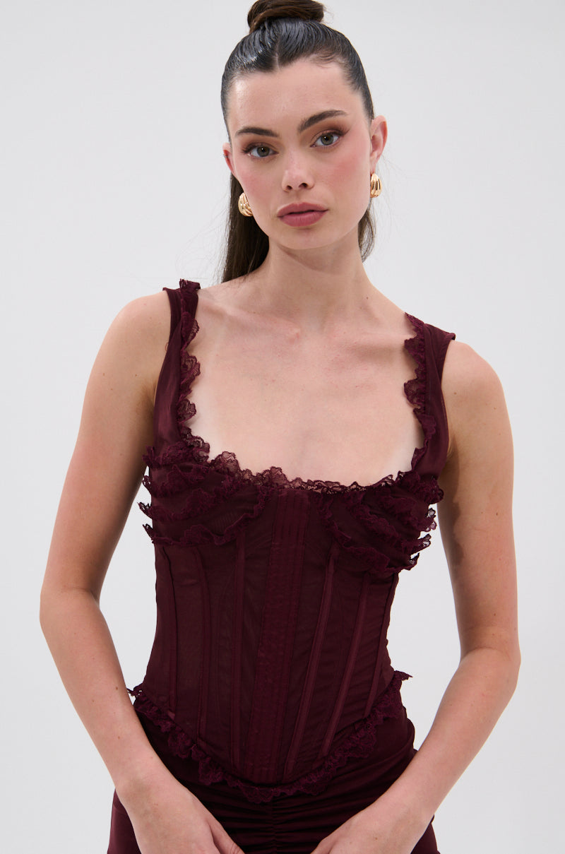 LOVELY DAYS MESH CORSET