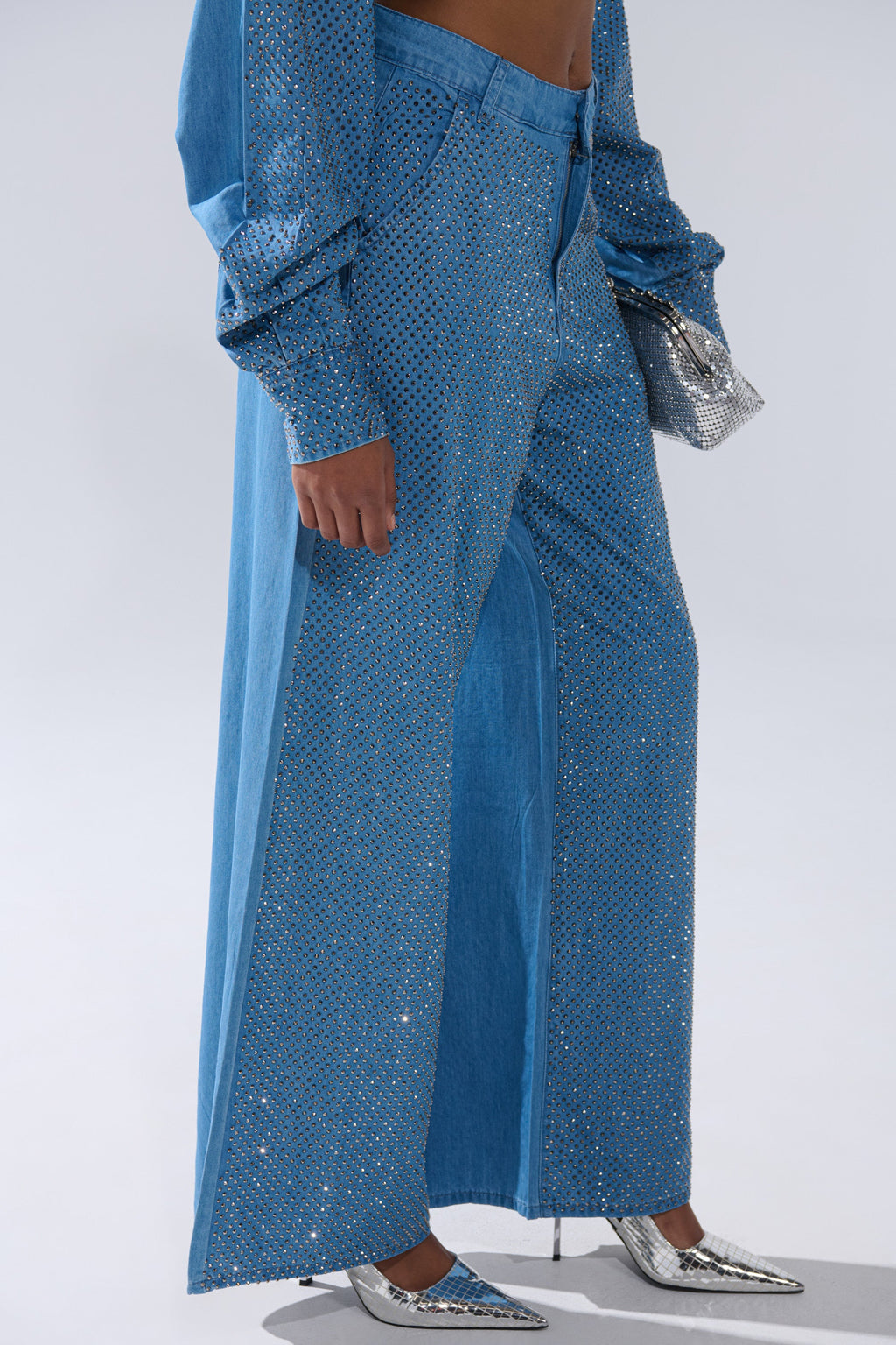 BLING BLING DENIM RELAXED PANT