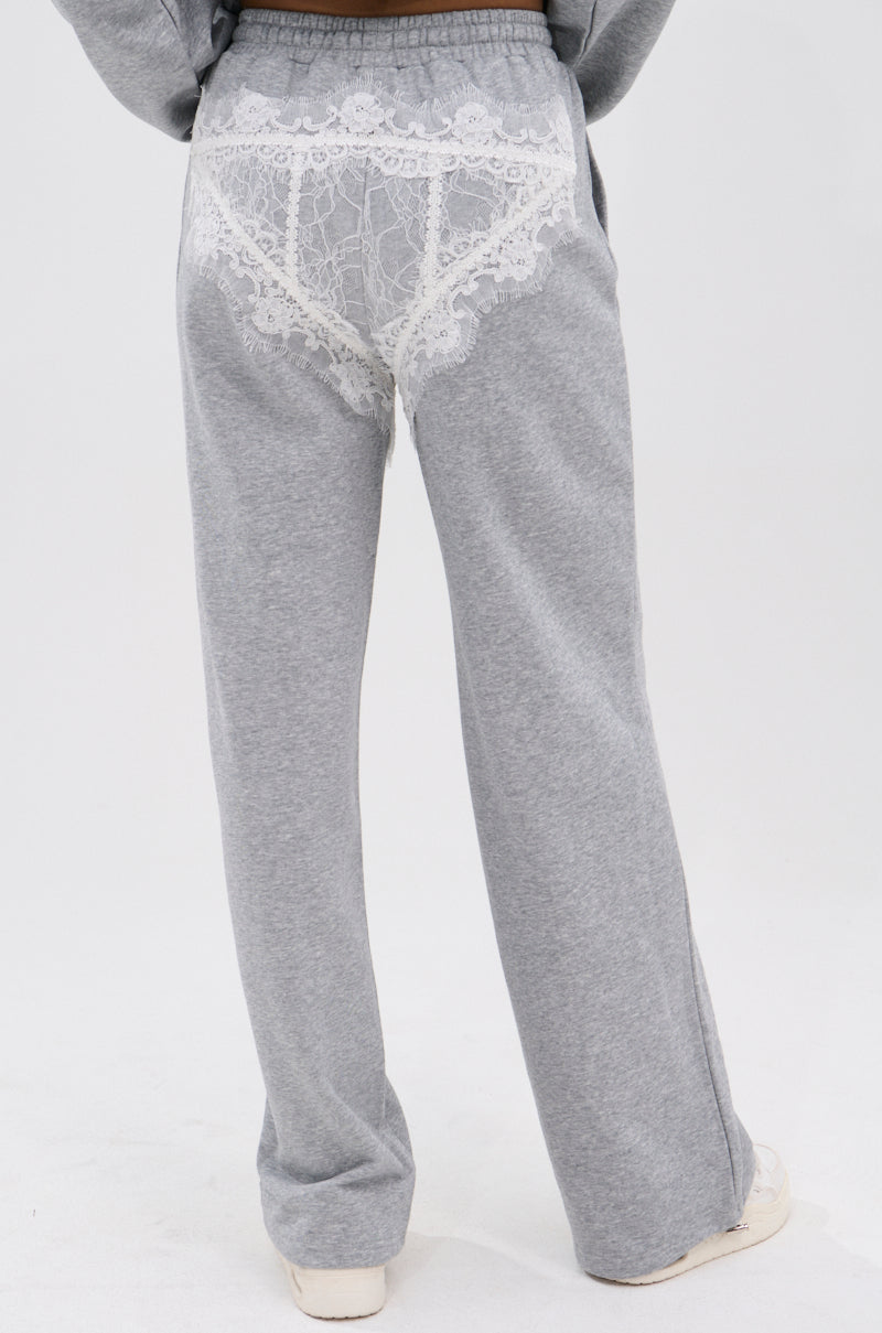 MAYBE NEXT TIME JOGGER WITH LACE DETAILS