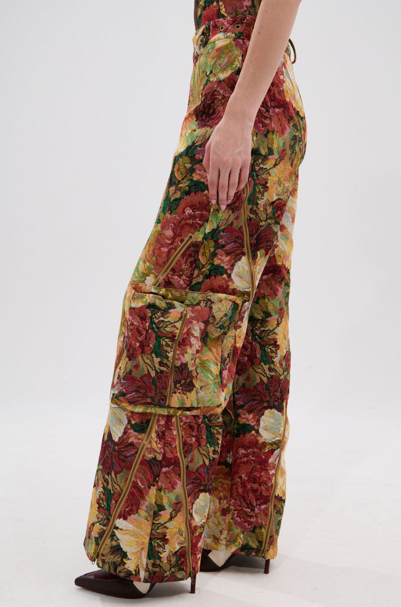 LILY BROCADE TROUSER