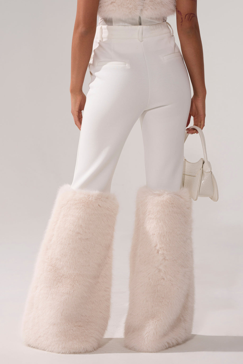 SNOW BUNNY TROUSER WITH FUR CUFF