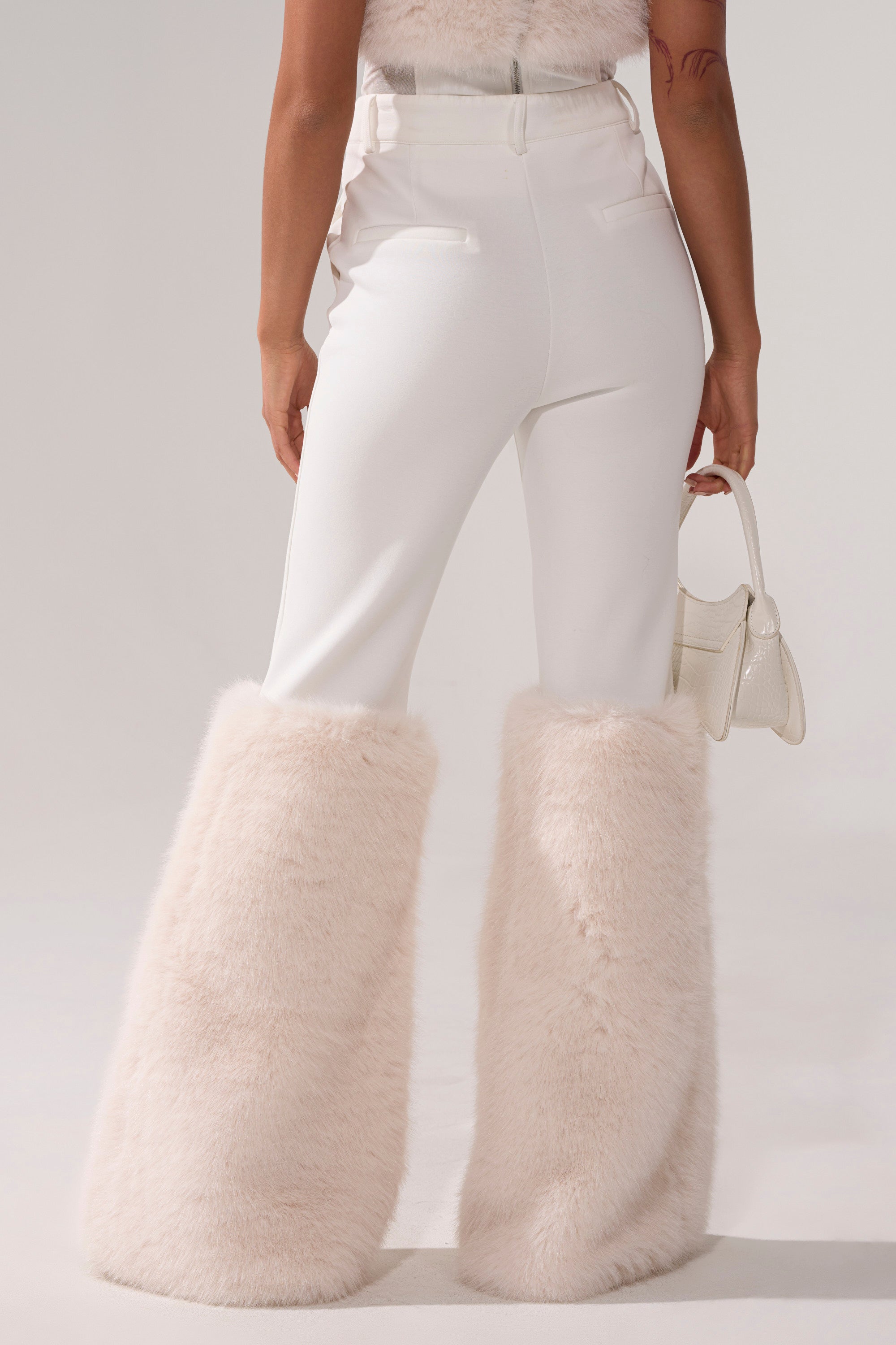SNOW BUNNY TROUSER WITH FUR CUFF