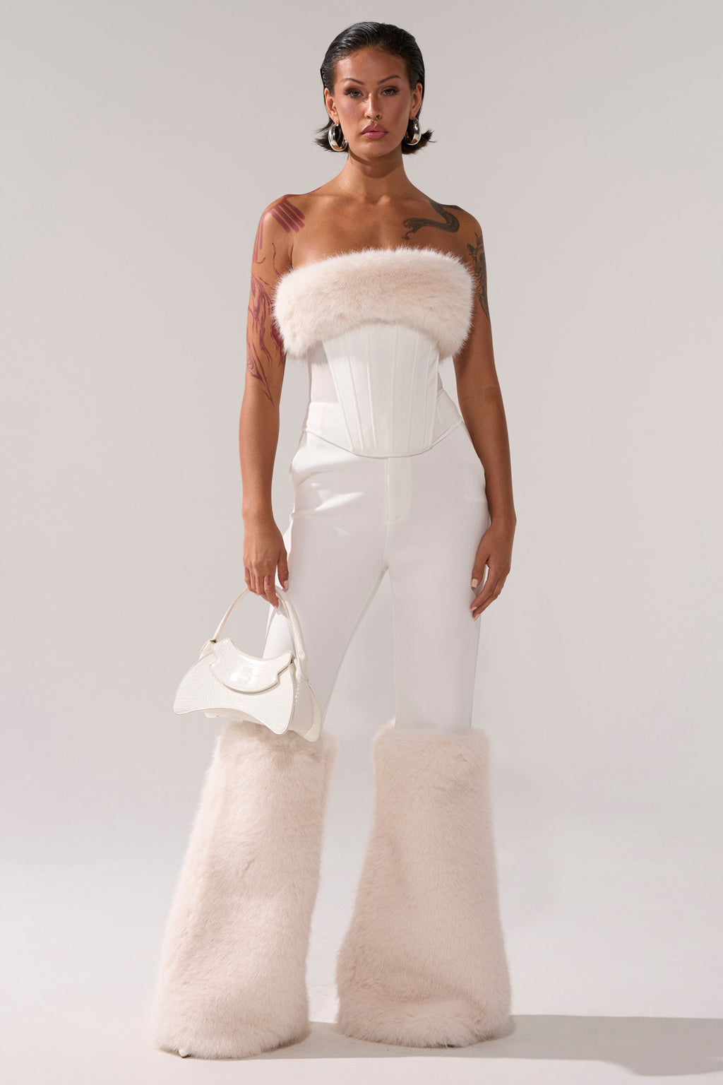 SNOW BUNNY TROUSER WITH FUR CUFF