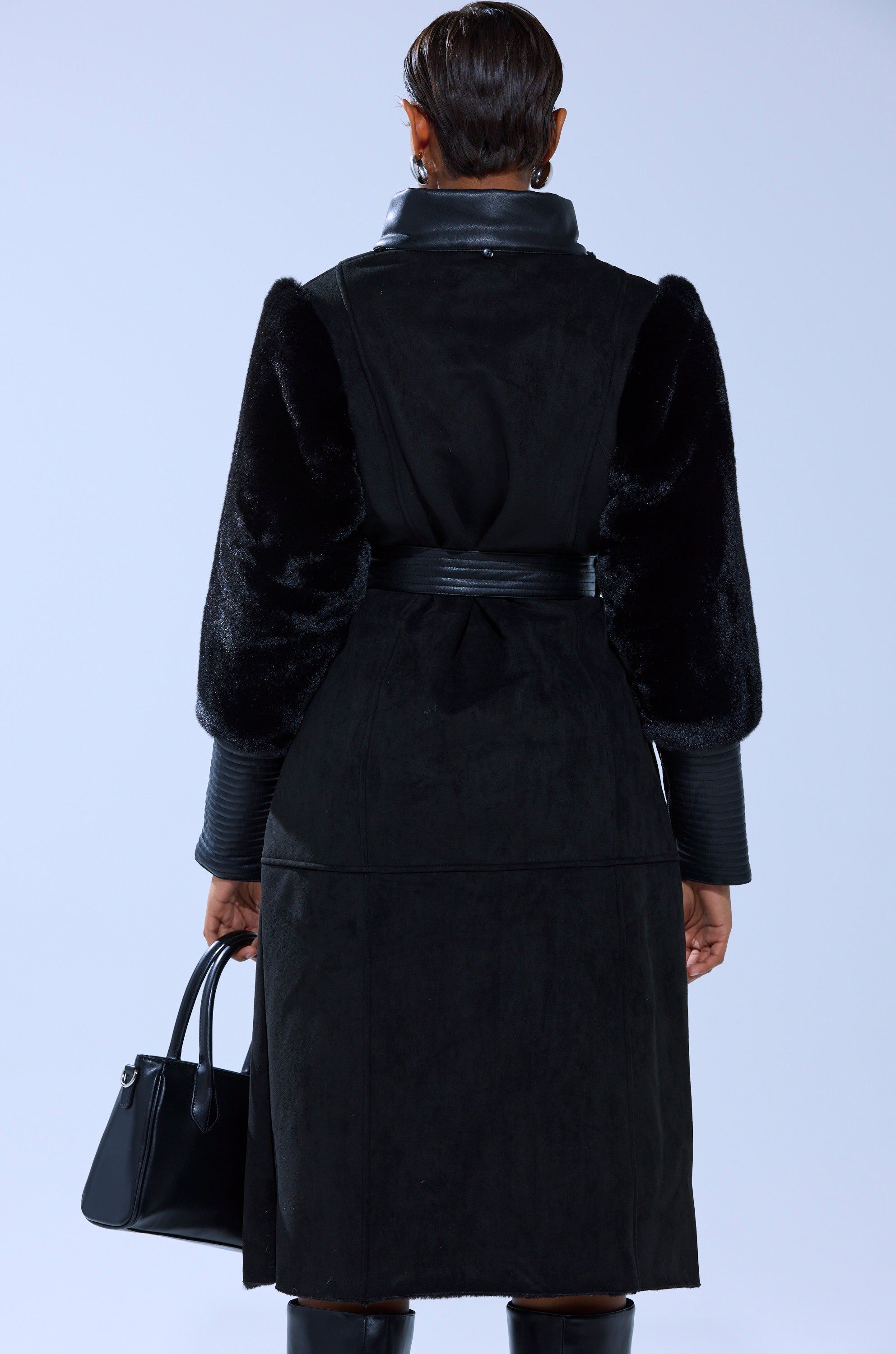 GOODIE MIXED MEDIA COAT