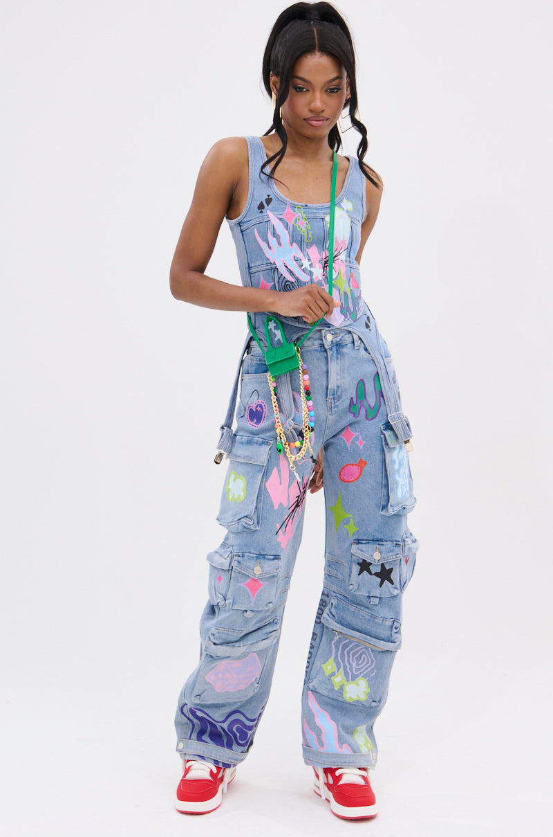 WILD SOUL GRAFFITI CARGO PANT