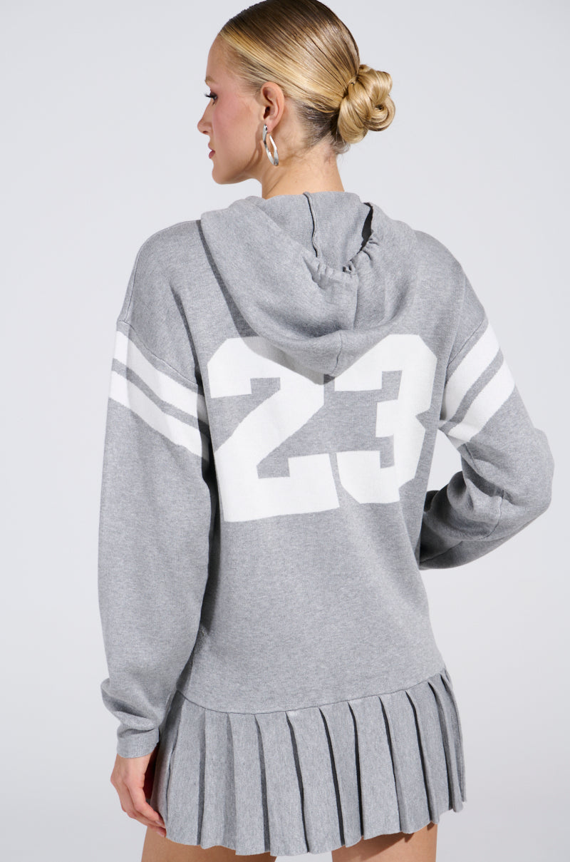 BETTER OFF SWEATER JERSEY DRESS