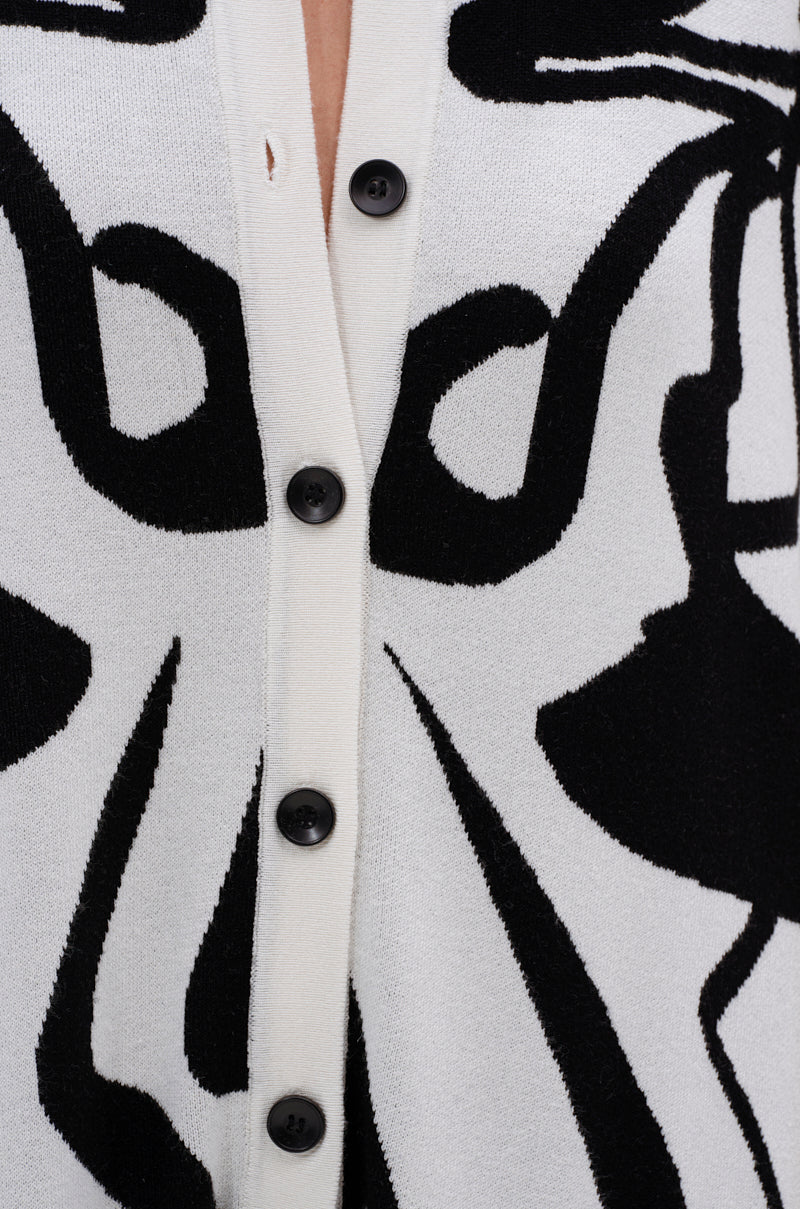 HAPPY HOUR PRINTED KNIT JUMPSUIT