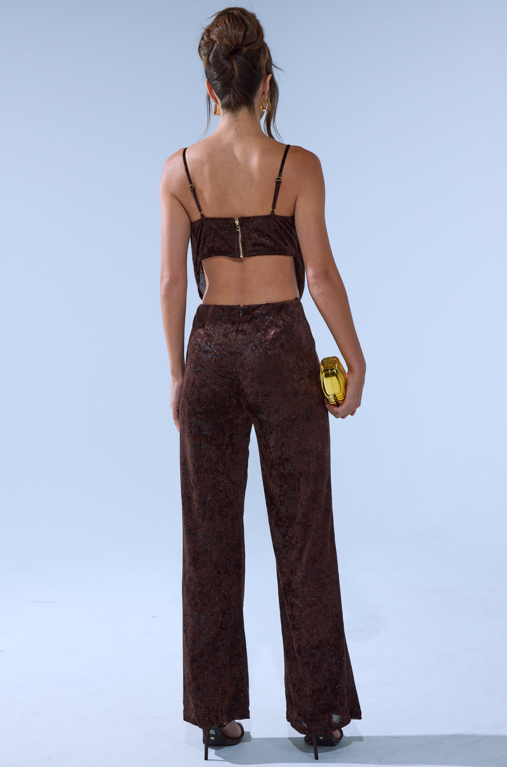 MELANY COWL NECK JUMPSUIT