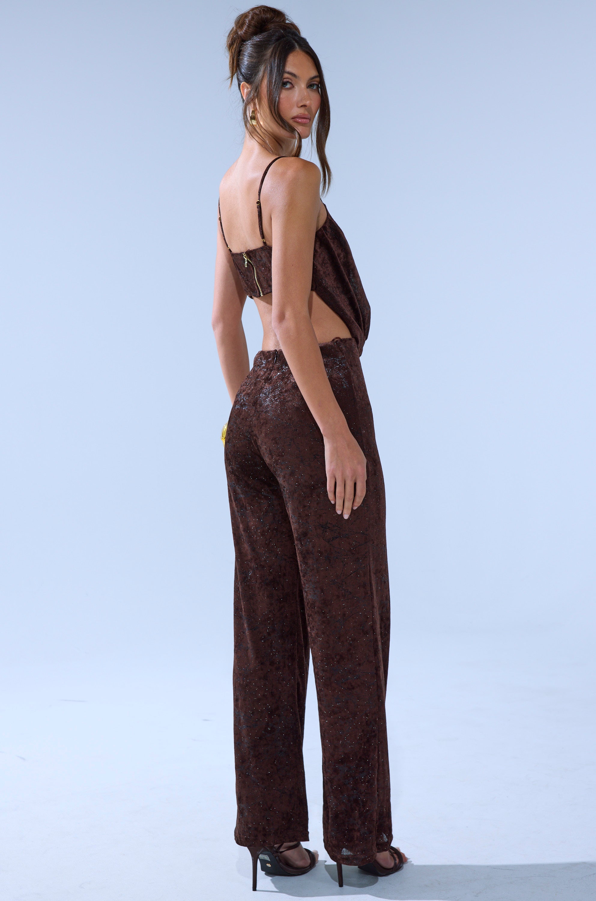MELANY COWL NECK JUMPSUIT