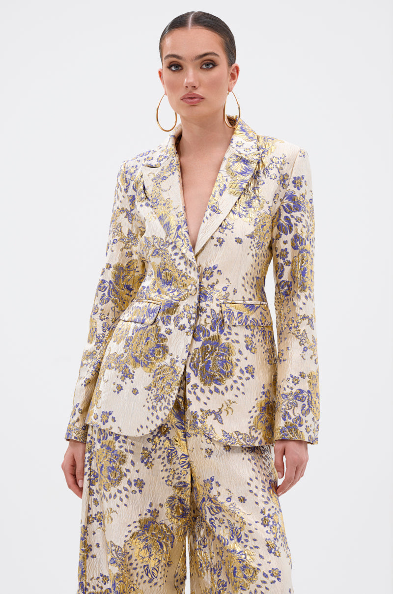 GOLDIE BROCADE BLAZER