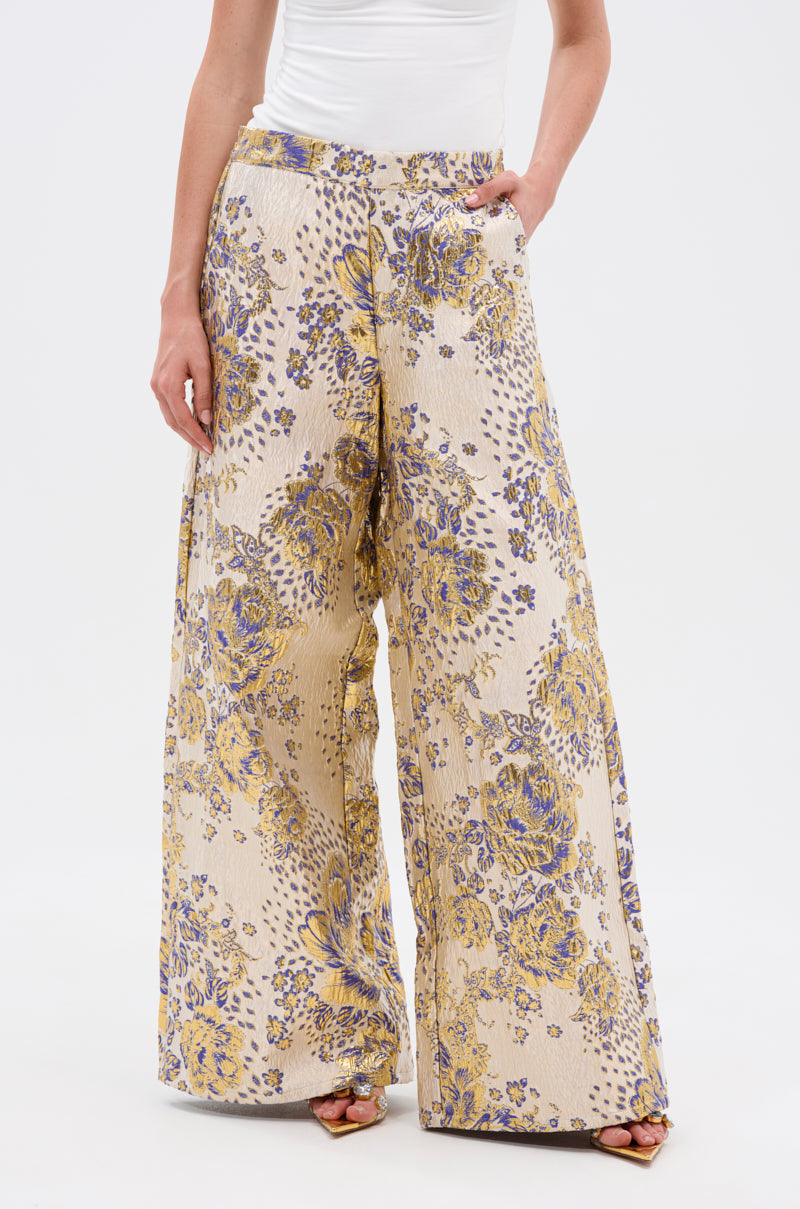 GOLDIE BROCADE TROUSER