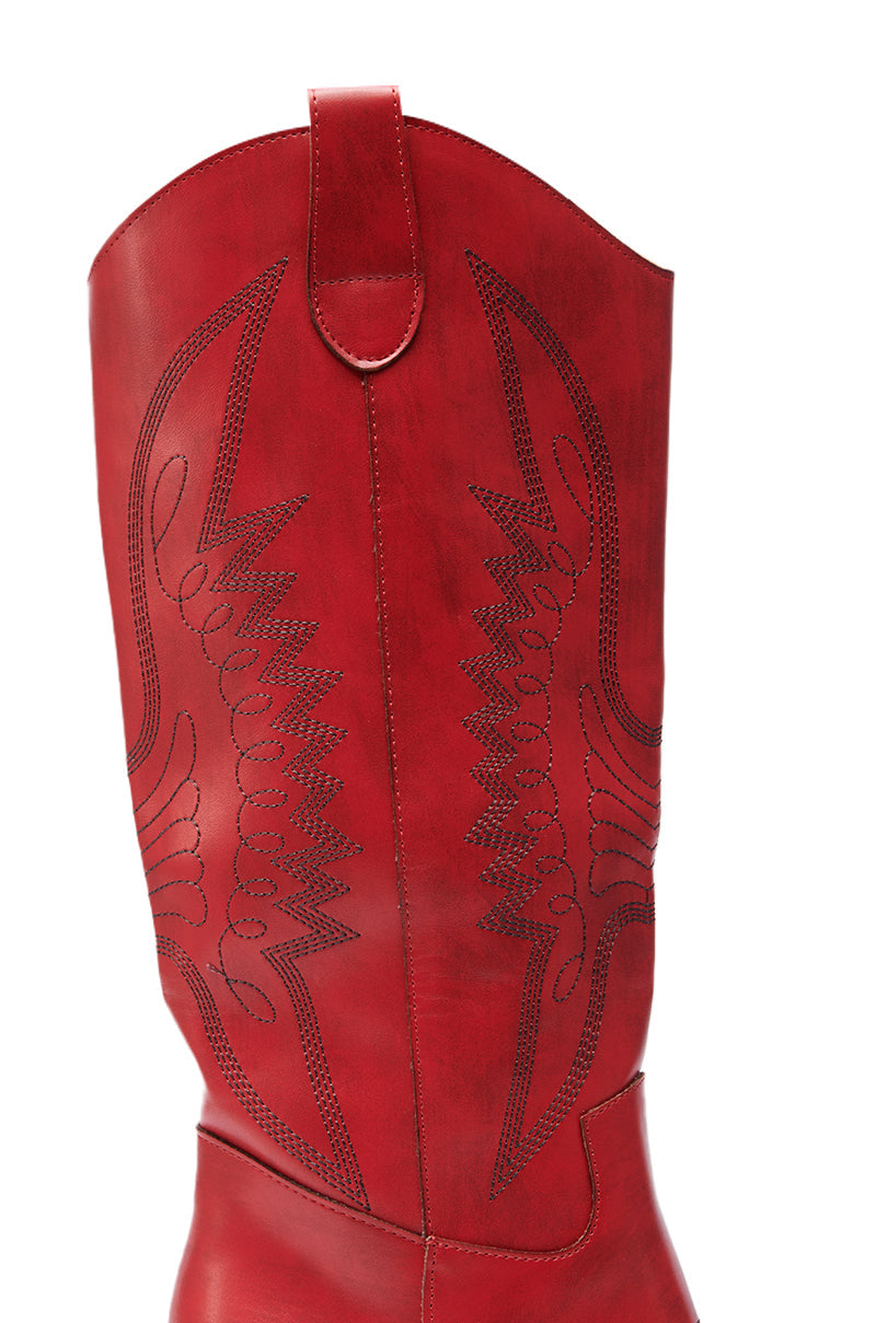 IZABELLA WATERMELON WESTERN BOOT