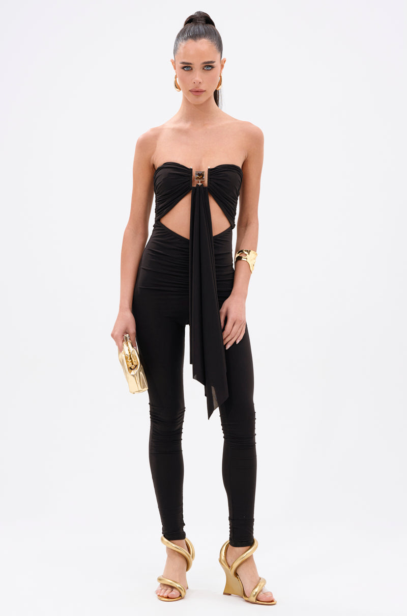 ONE OF A KIND CUTOUT JUMPSUIT