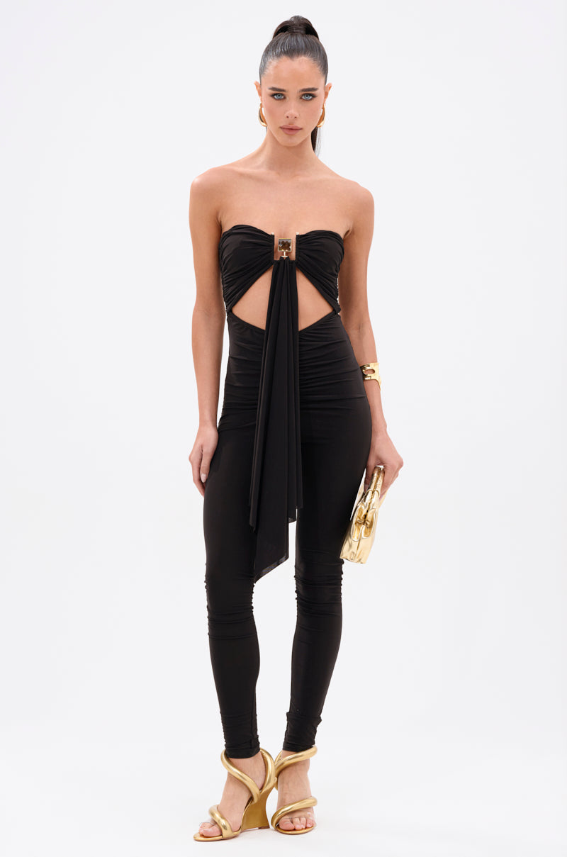 ONE OF A KIND CUTOUT JUMPSUIT