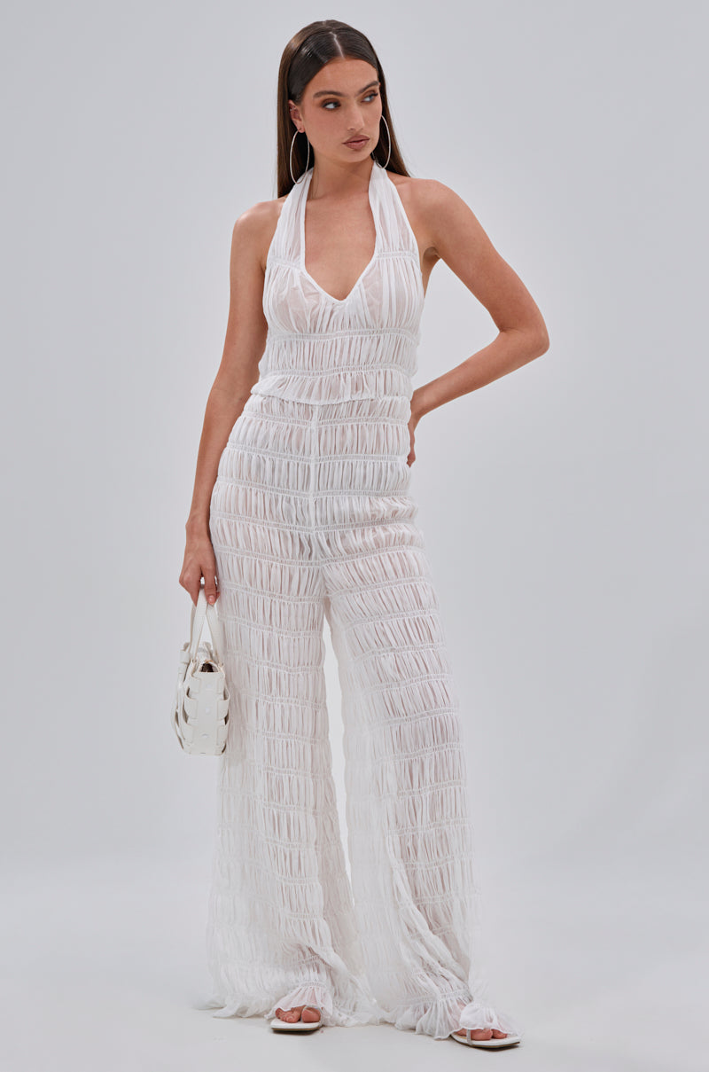 SUMMERTIME SHINE MESH JUMPSUIT