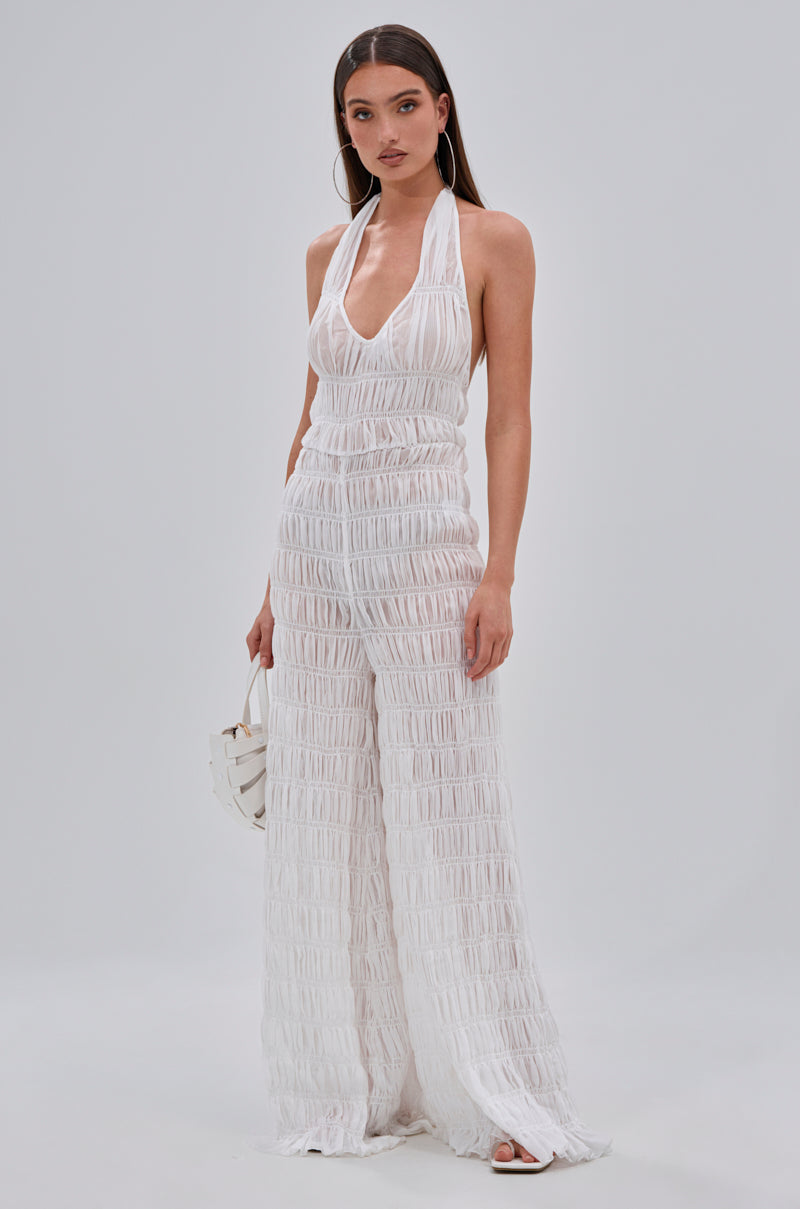 SUMMERTIME SHINE MESH JUMPSUIT