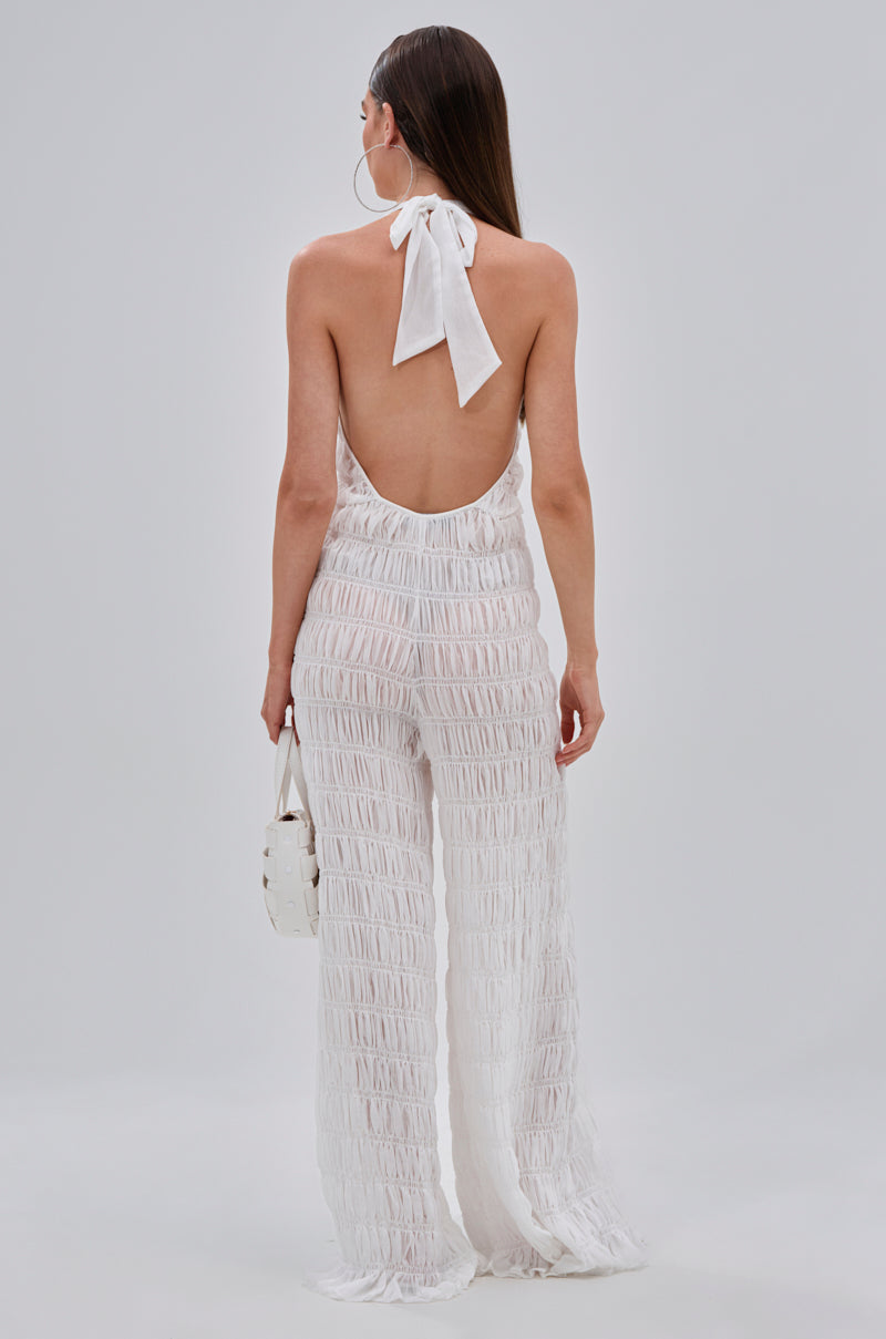 SUMMERTIME SHINE MESH JUMPSUIT