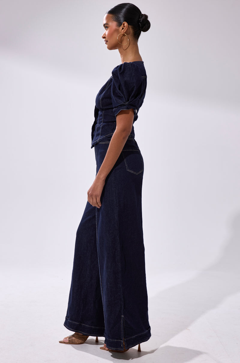 CHIC AF DENIM JUMPSUIT