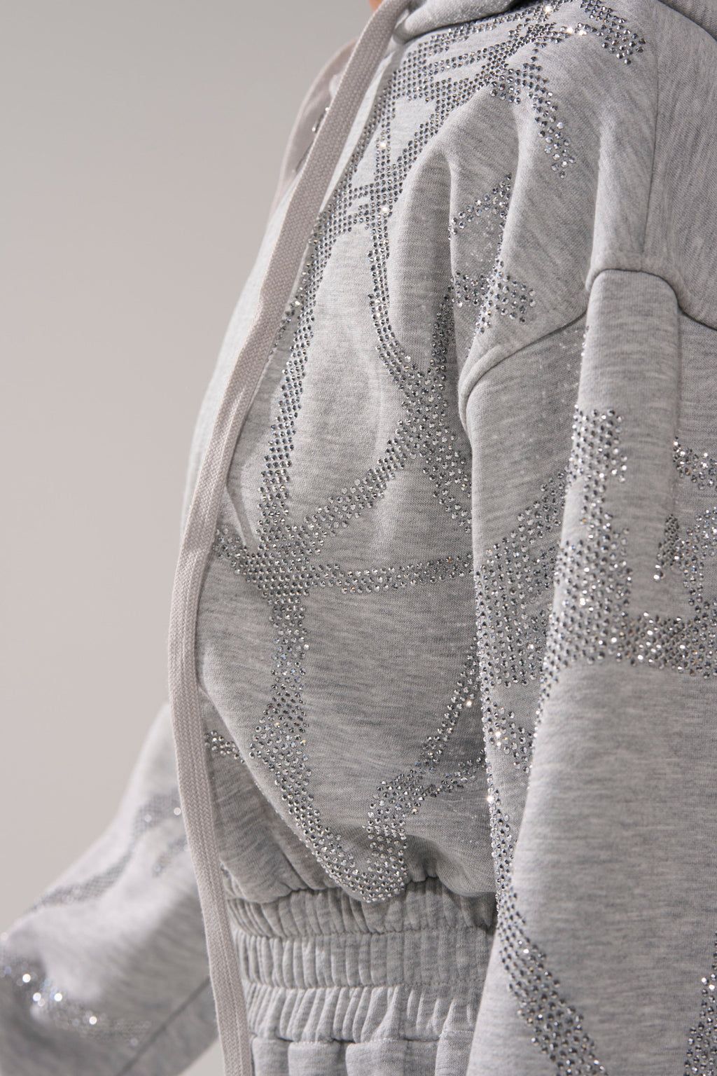 NEVER BUGGIN PRINTED FRENCH TERRY JUMPSUIT