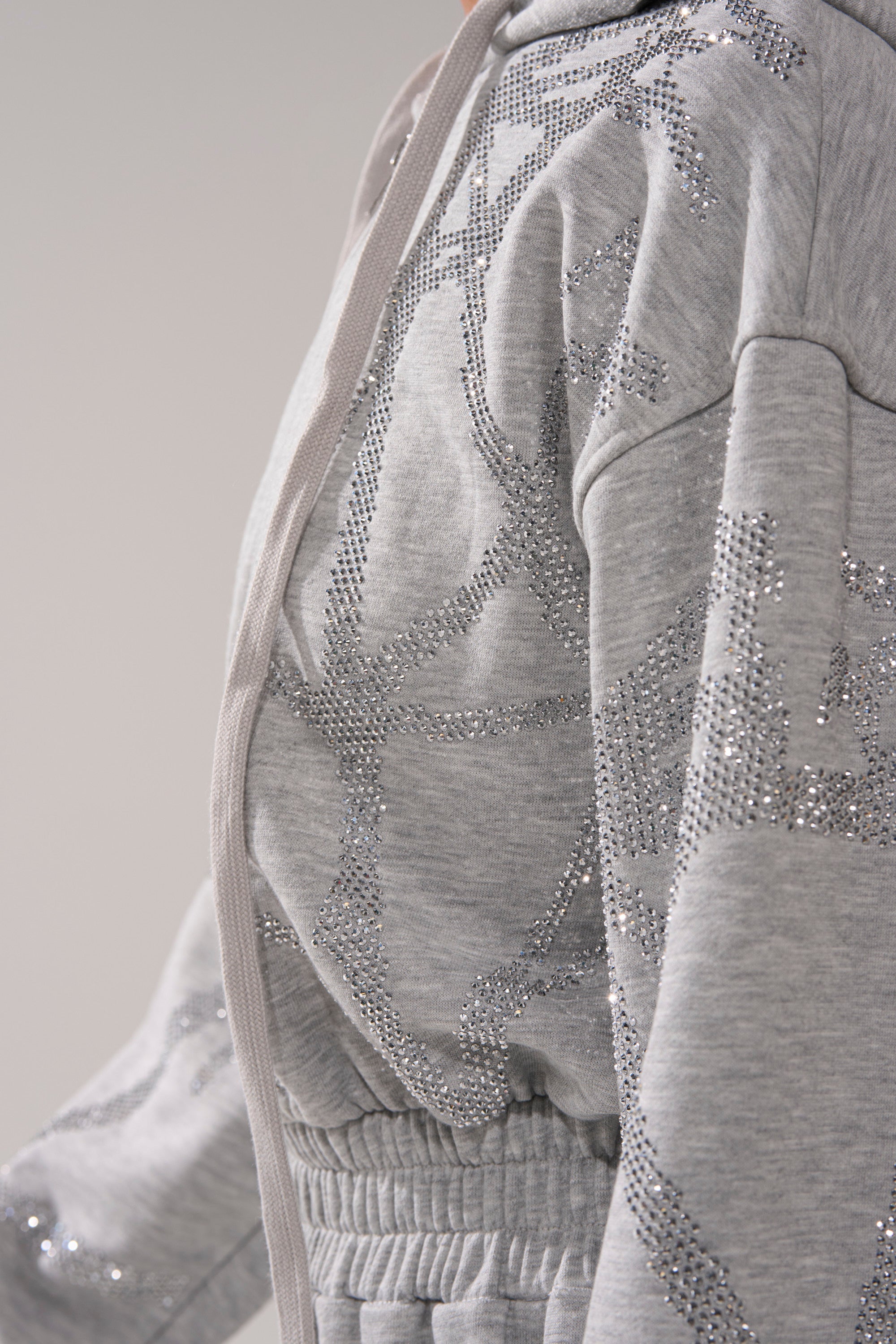 NEVER BUGGIN PRINTED FRENCH TERRY JUMPSUIT