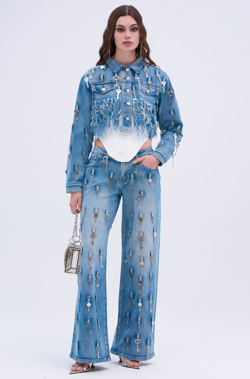 KEY TO THE CITY RELAXED FIT JEANS