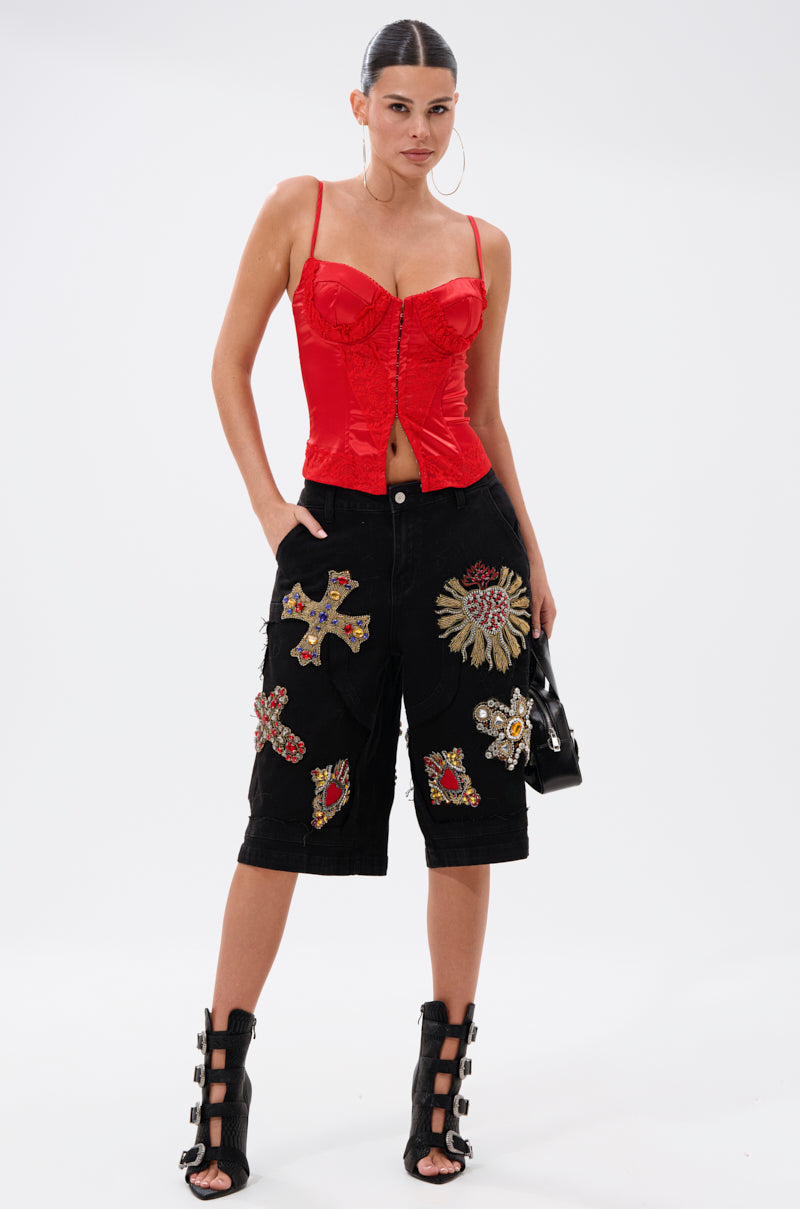 WILD AND FREE DENIM SHORTS