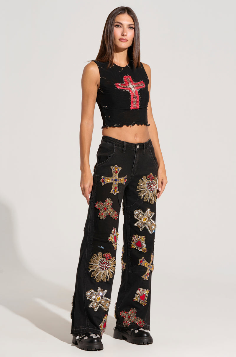 WILD AND FREE DENIM PANT