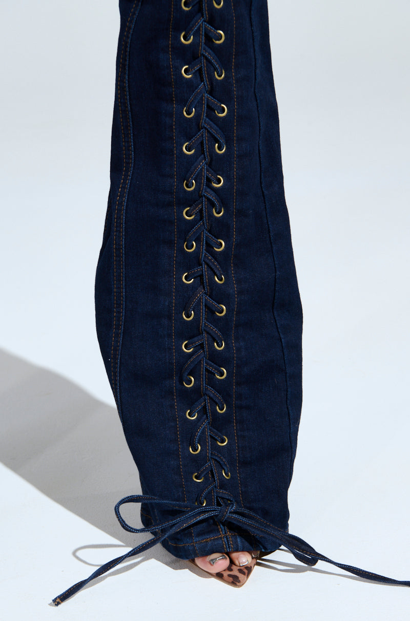 THATS ON ME FLARE DENIM PANT