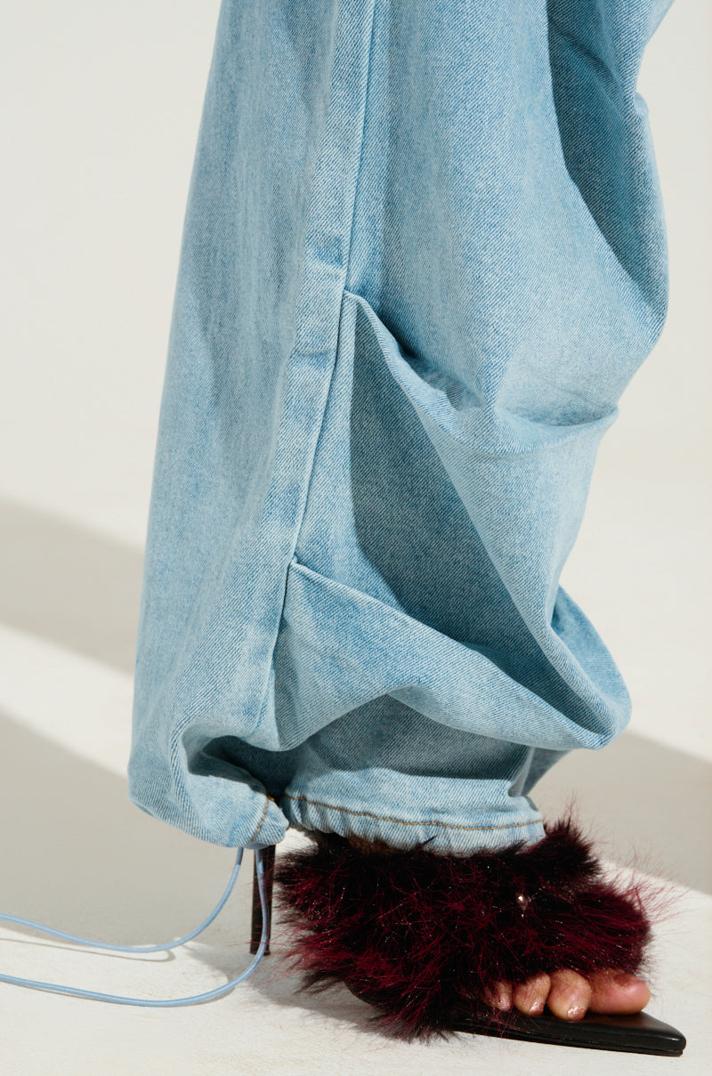 LUCKY LUCKY WIDE LEG DENIM PANT