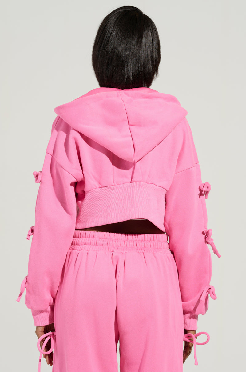 TIE ME UP SWEATSHIRT