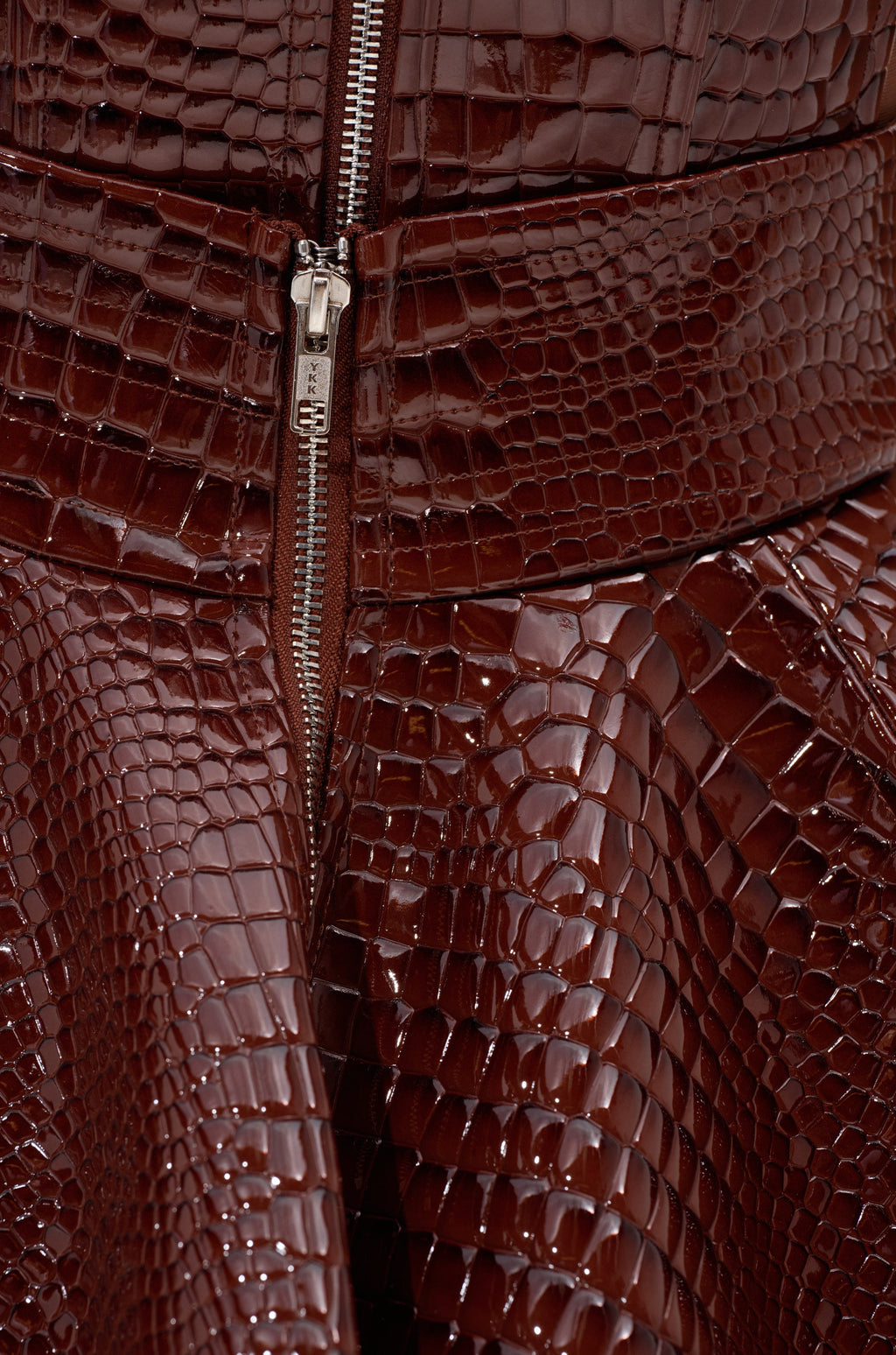 TOO GOOD FOR YOU CROCODILE MINI SKIRT