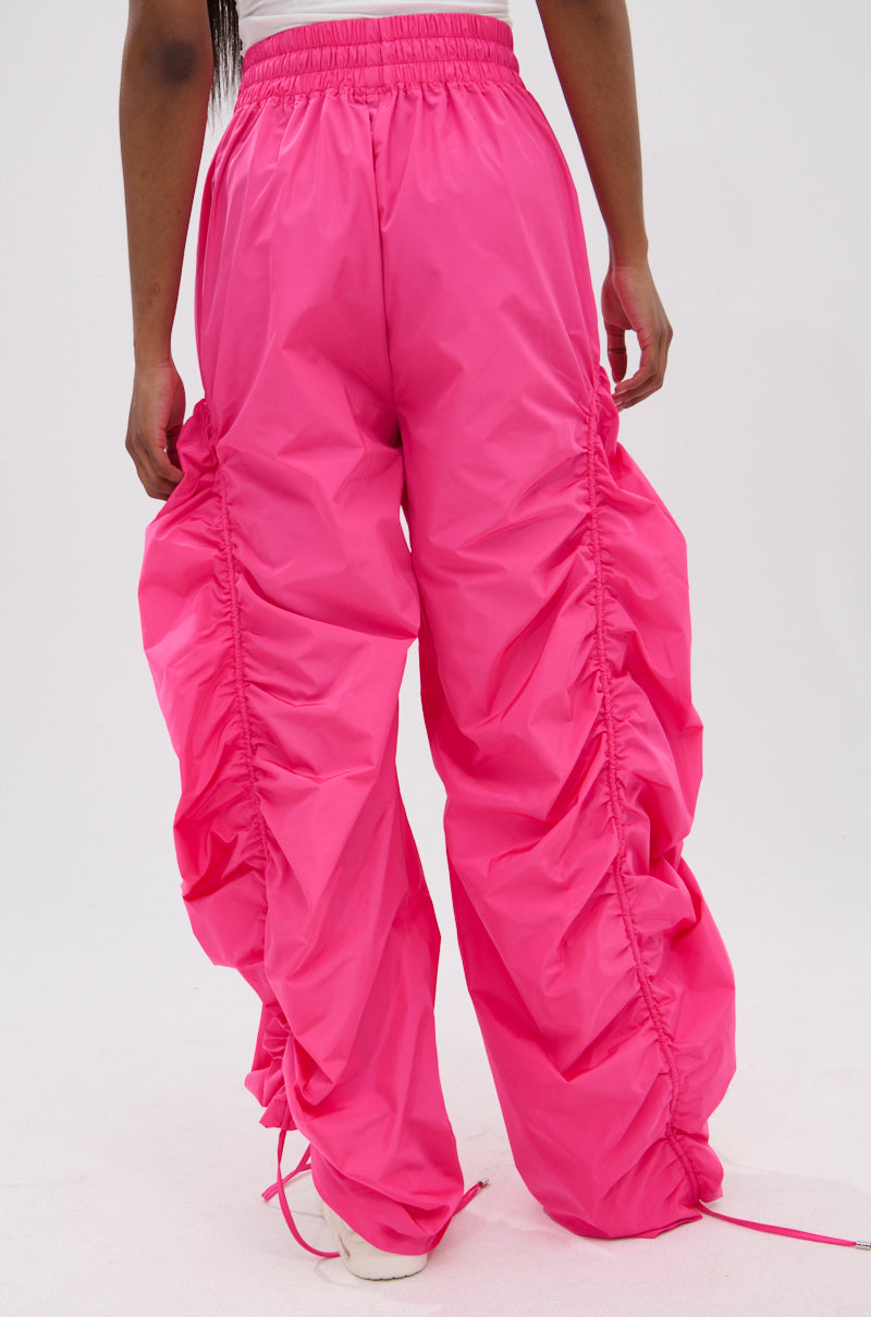 GIRL ON FIRE RUCHED JOGGER