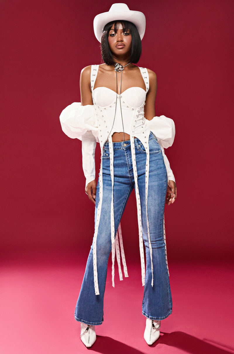 RIP YOU OFF BOOTCUT JEANS