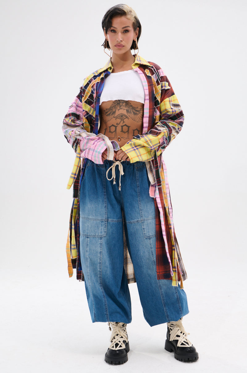 DONT MESS WITH ME DENIM JOGGER