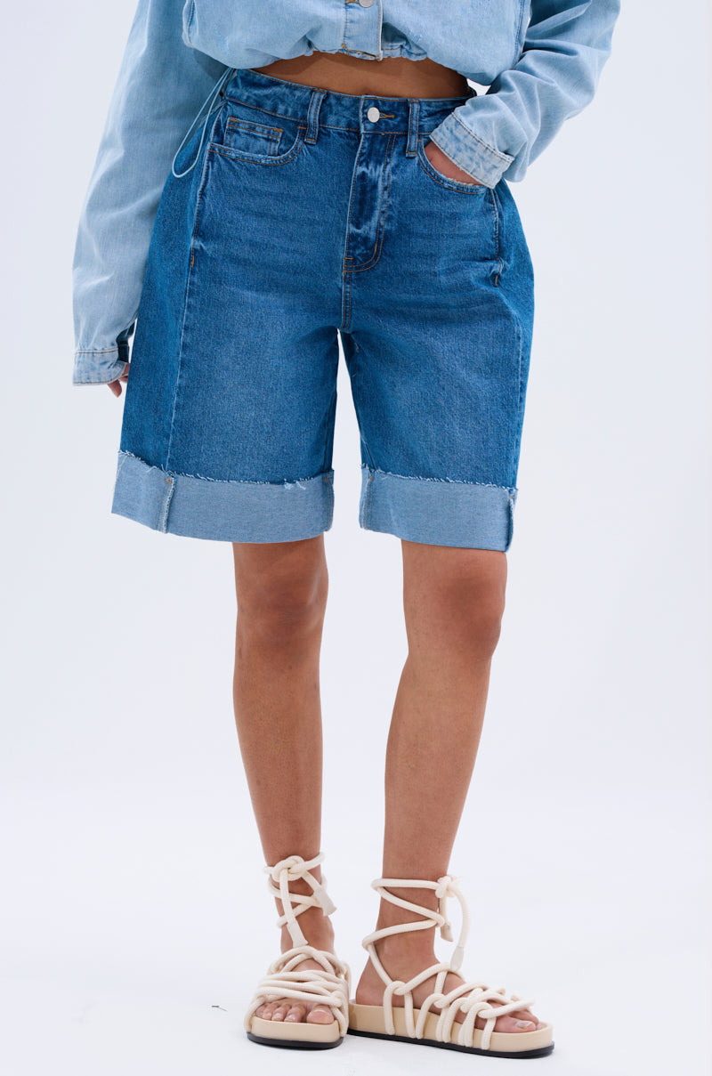 GONE BAD DENIM BERMUDA SHORT