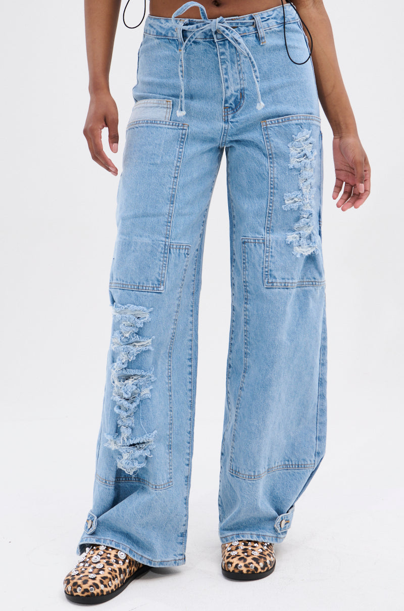 DOWN FOR WHATEVER RELAXED DENIM